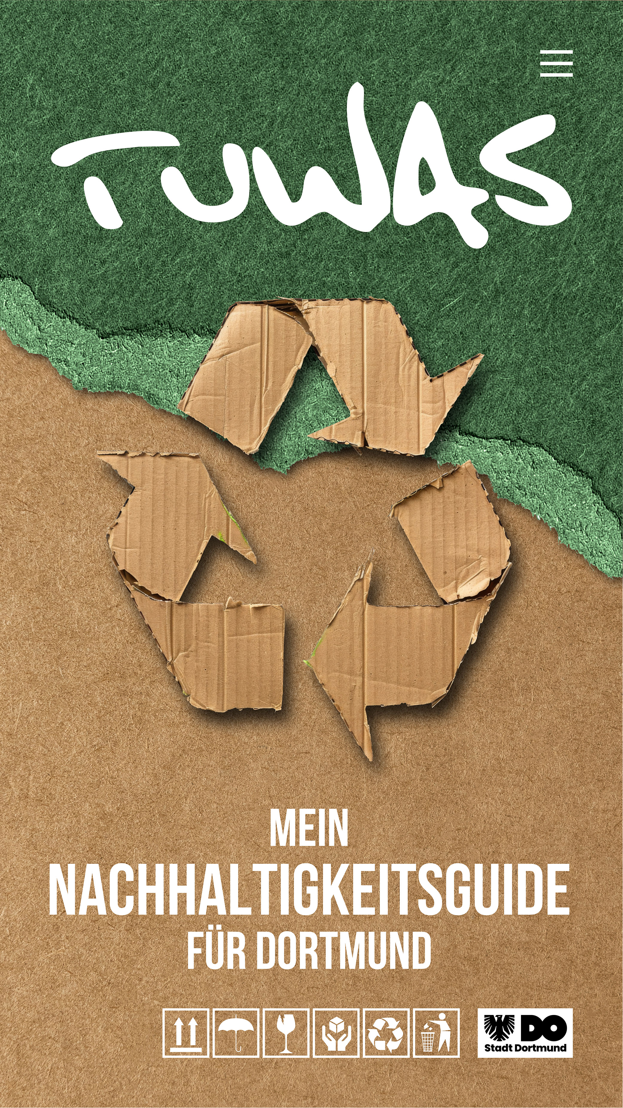 Titelseite des TuWas Nachhaltigkeitsguide Dortmund